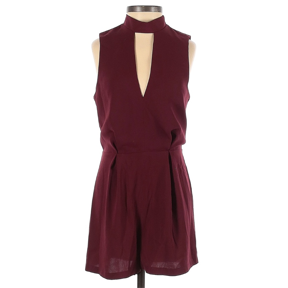 Topshop Burgundy Romper